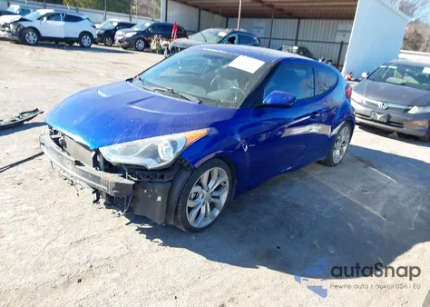 2013 Hyundai Veloster Base W/Black из США, поврежденный, VIN KMHTC6AD4DU106454
